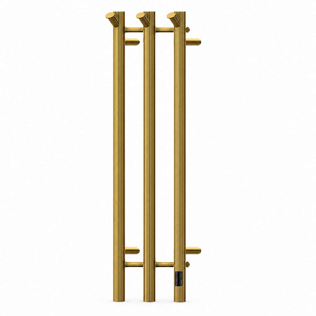 Stainless Steel Electric Heated Towel Rack with Hooks