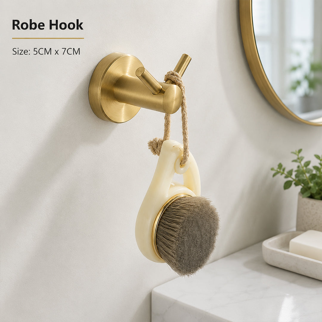 Stainless Steel Wall-Mounted Bathroom Hardware Set