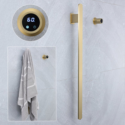 Smart Stainless Steel Heated Towel Rack Bathroom Towel Warmer – Single Bar
