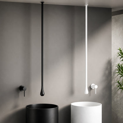 Customizable Ceiling-Mounted Bathroom Faucet with Hot & Cold Mixer