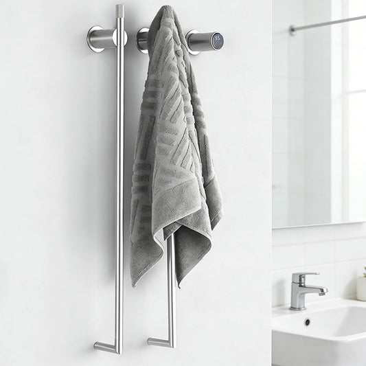 Minimalist Bathroom Towel Warmer Concealed Heated Towel Rack 2Bars