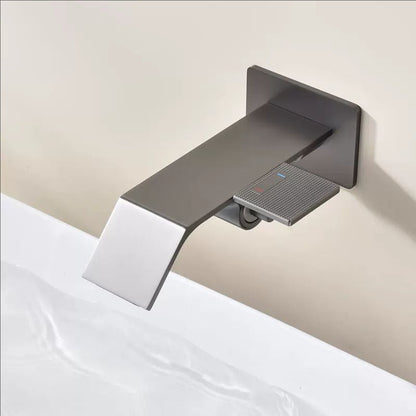 Brass Wall Mount Concealed Bathroom Sink Faucet  Basin  Faucet