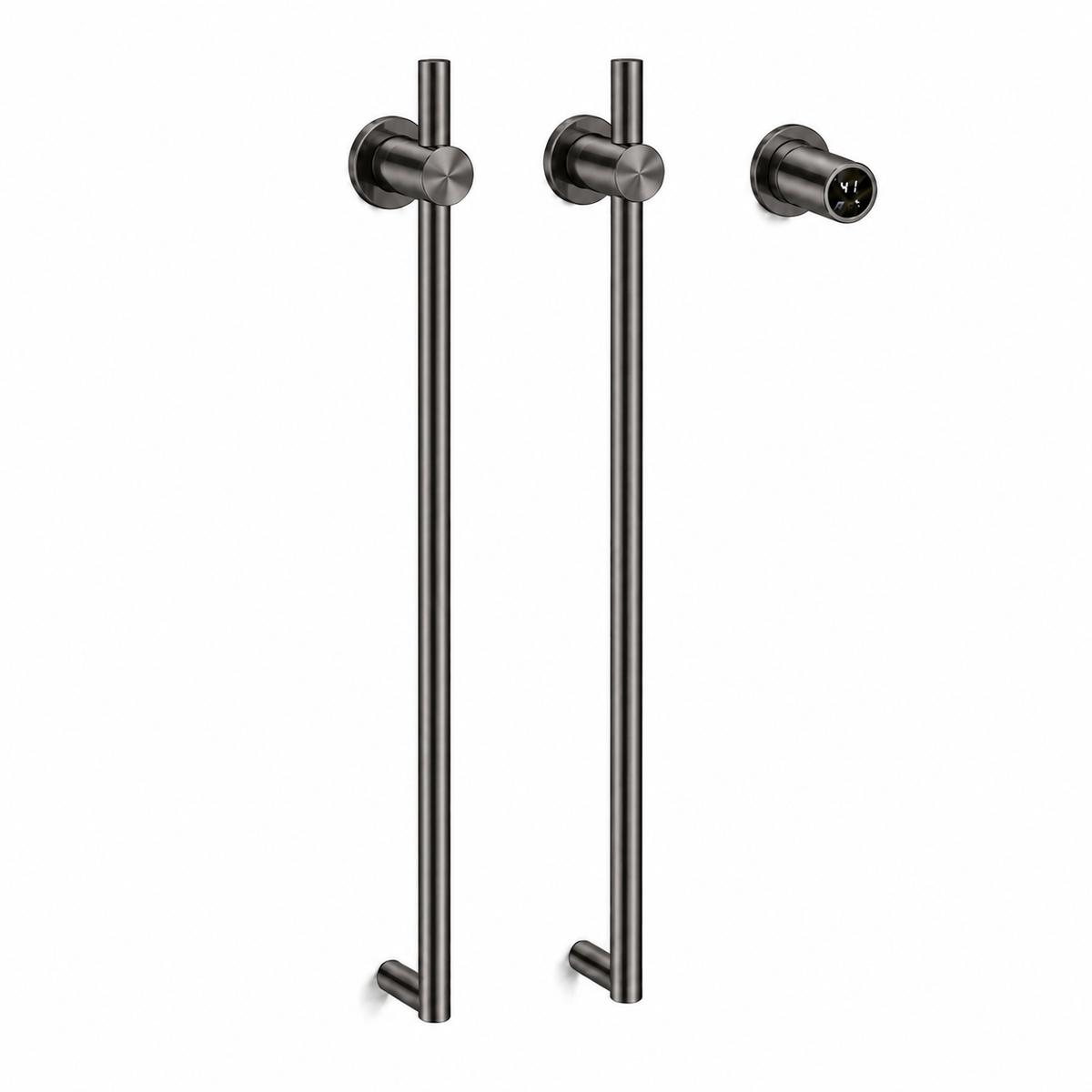 Electric Heated Towel Rack, Brushed Gold Wall Mounted Towel Warmer