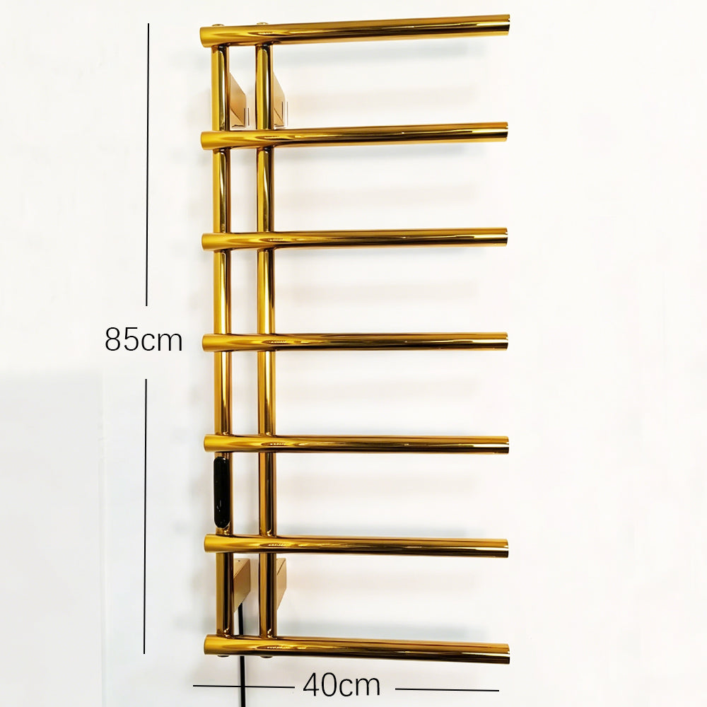 Luxury Electric Heated Towel Rail Stainless Steel Wall Mount Heated Towel Rack Towel Warmer