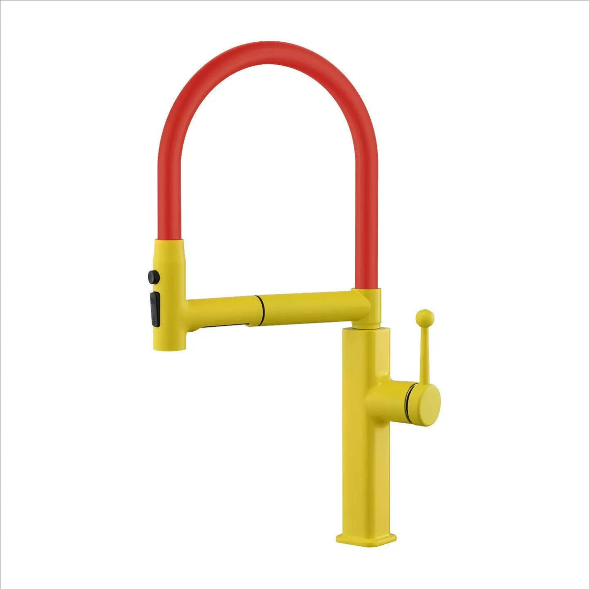 Pull-Down Kitchen Faucet with Flexible Spout and Single Handle