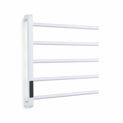 mkonomacrame 5 Bars Heated Towel Rack for Modern Bathrooms Towel Warmers