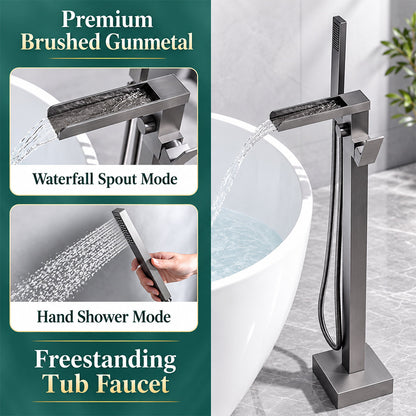 Freestanding Tub Faucet with Hand Shower