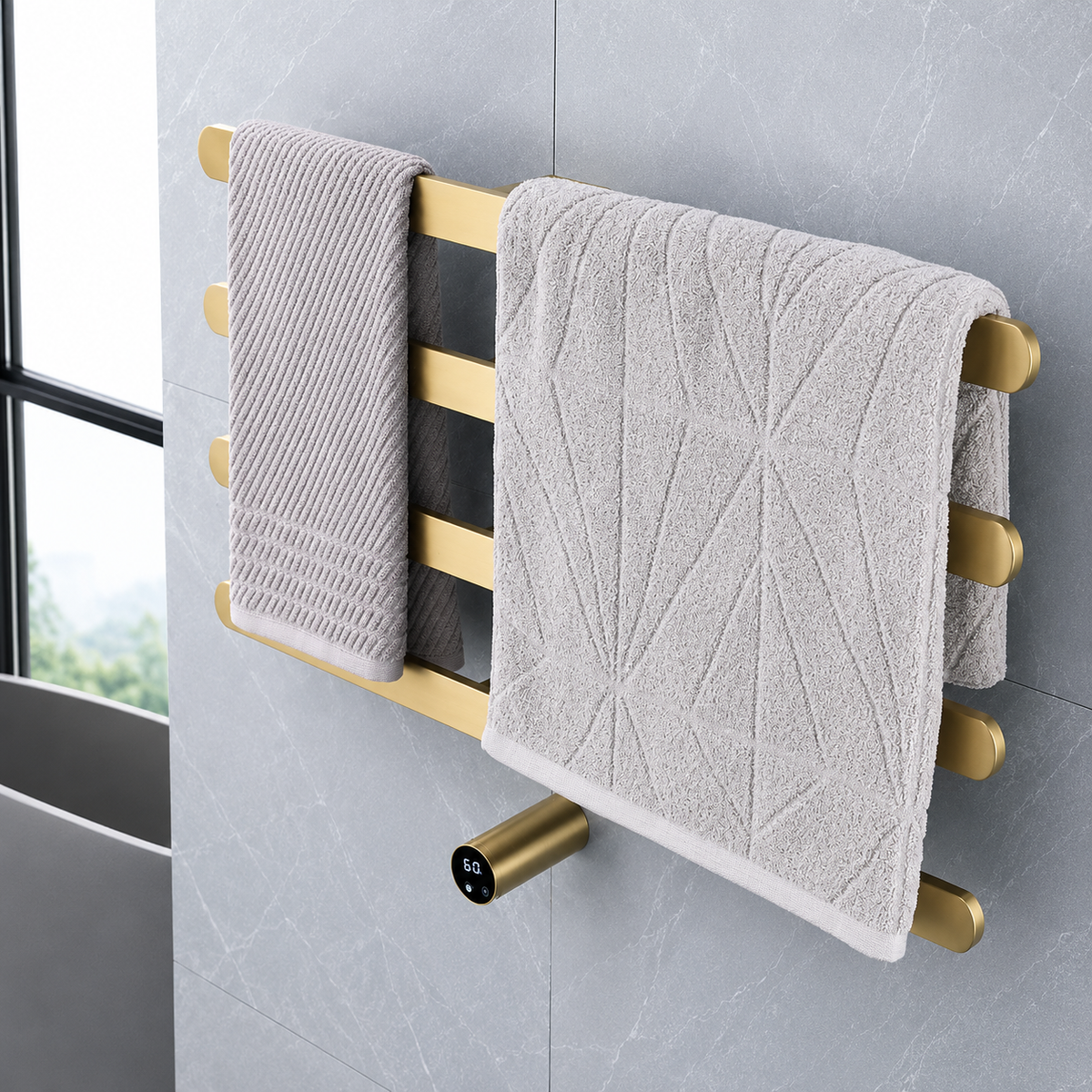 Smart Electric Heated Towel Rack Towel Warmers 3 Or 4 Bars