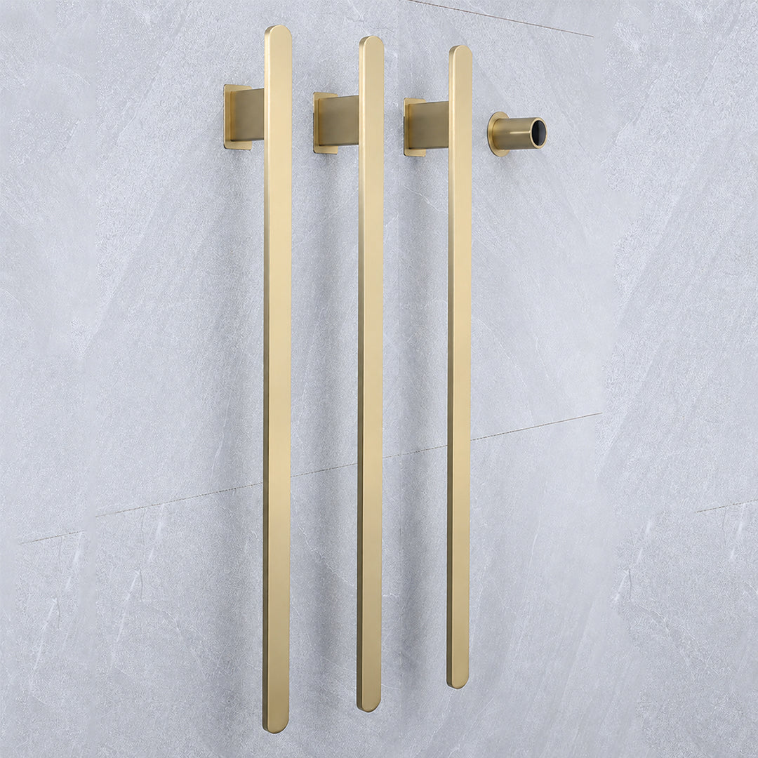 Luxury WiFi Heated Towel Rack – Hardwired Wall Mounted Electric Towel Warmer-3 Bars