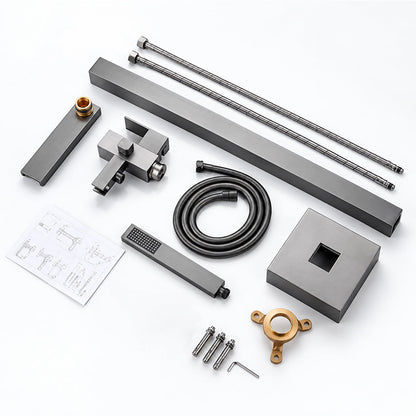 Freestanding Tub Faucet with Hand Shower