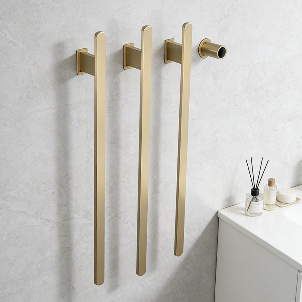 Luxury WiFi Heated Towel Rack – Hardwired Wall Mounted Electric Towel Warmer-3 Bars