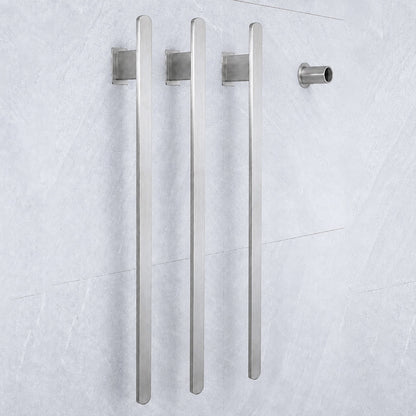 Luxury WiFi Heated Towel Rack – Hardwired Wall Mounted Electric Towel Warmer-3 Bars