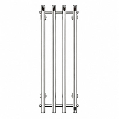 Stainless Steel Electric Heated Towel Rack with Hooks