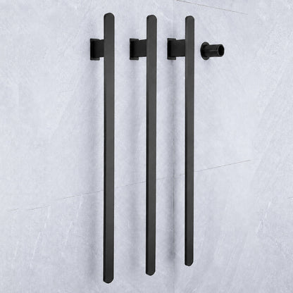 Luxury WiFi Heated Towel Rack – Hardwired Wall Mounted Electric Towel Warmer-3 Bars