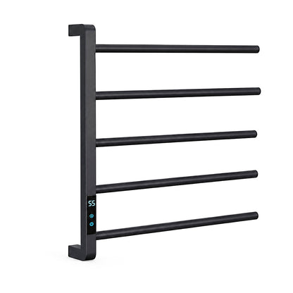 mkonomacrame 5 Bars Heated Towel Rack for Modern Bathrooms Towel Warmers