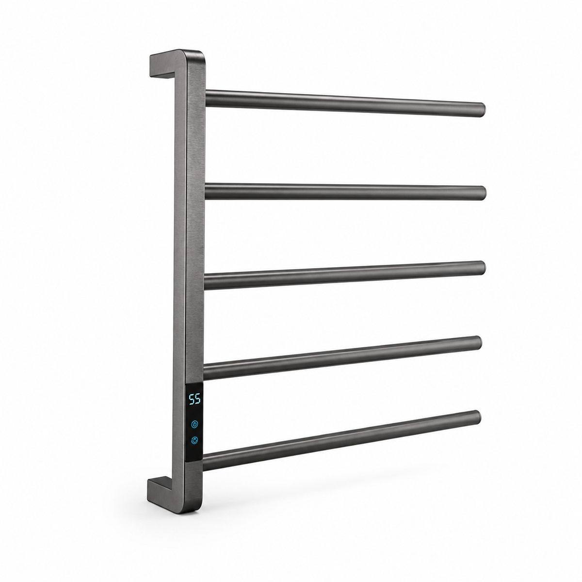 mkonomacrame 5 Bars Heated Towel Rack for Modern Bathrooms Towel Warmers